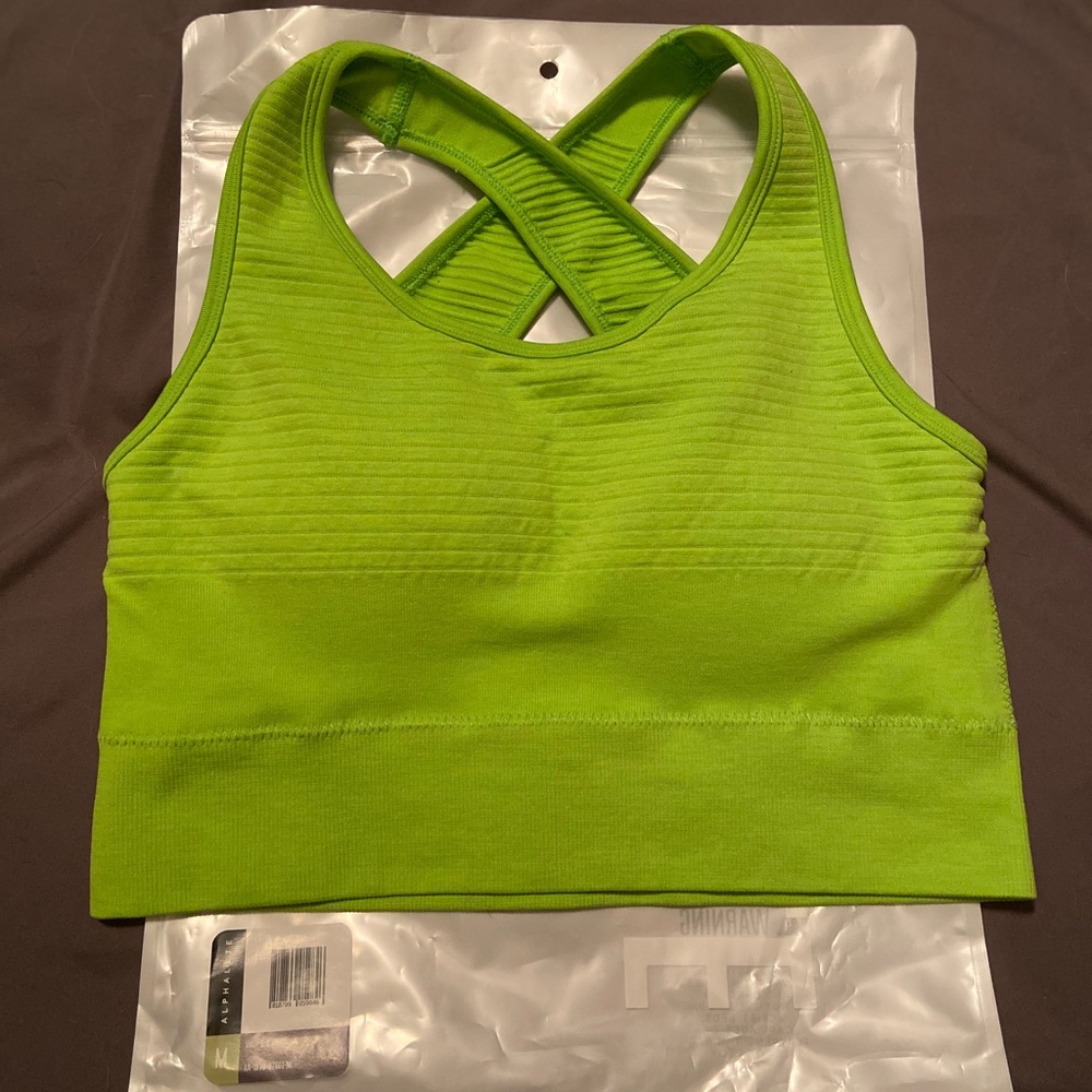 SOLD Alphalete Vault Bra in Volt